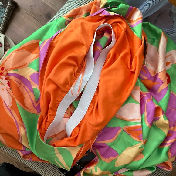 Tahari ASL NWT's Women's Floral Print Razorback - Picture 7 of 11